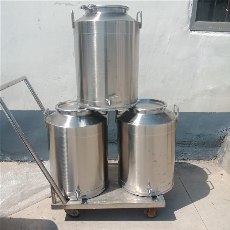 不锈钢小酒桶自用葡萄酒发酵密封桶 304液体存放运输桶厂家直销