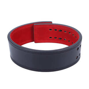 头层牛皮SBD级护腰带深蹲硬拉力量举健身杠杆扣快扣训练运动护具