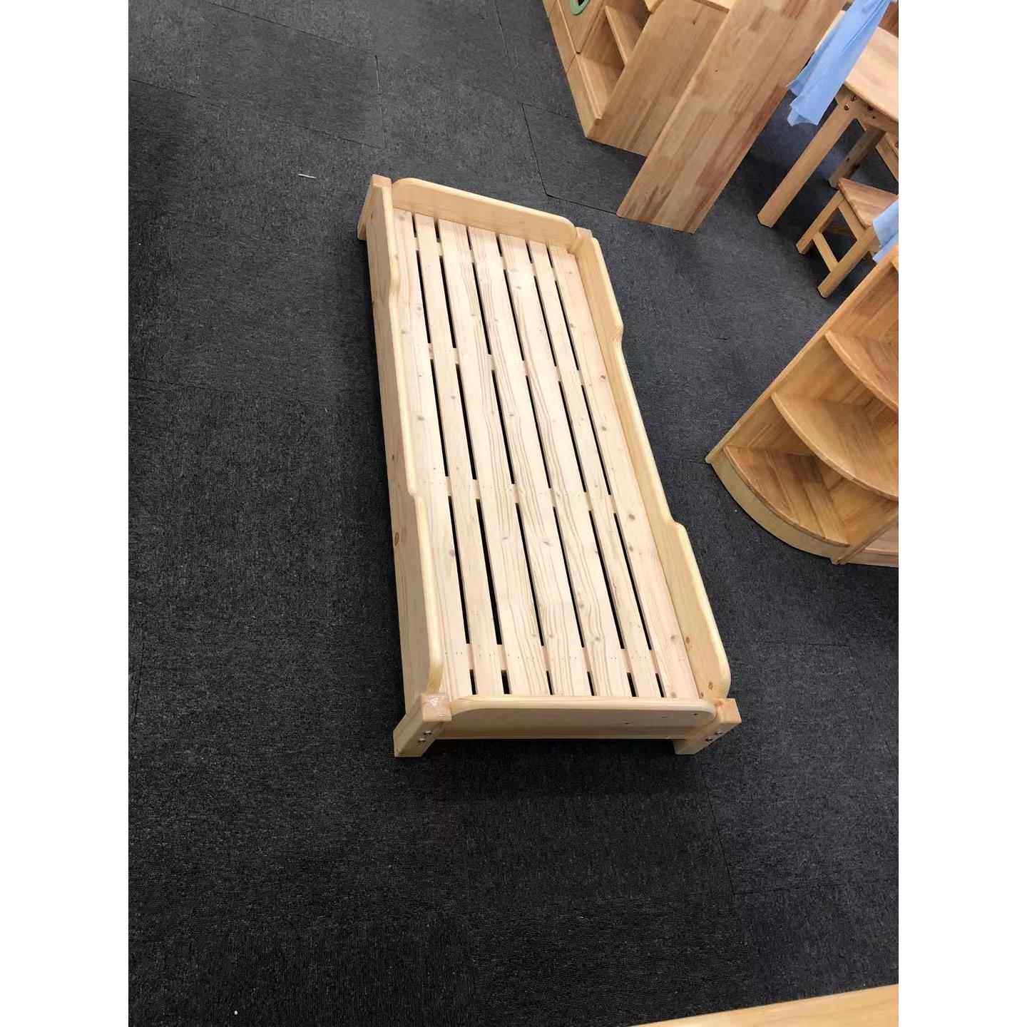 直销幼儿园实木床宝宝木质午睡床儿童叠叠床