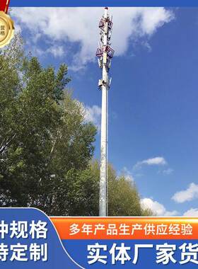 单管塔通信杆避雷杆电力钢管杆监控杆天线杆塔钢结构铁塔源头厂家
