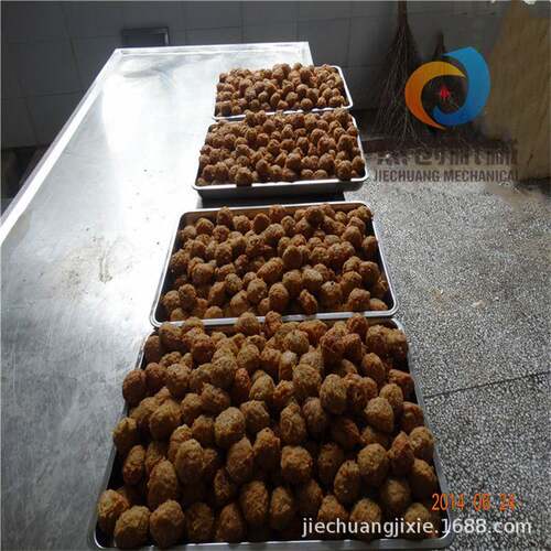 全自动蔬菜丸子油炸设备预制菜肉制品油炸锅包心鱼丸油炸生产线