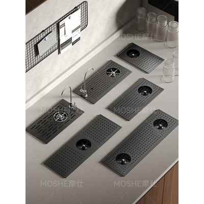 不锈钢洗杯器水槽吧台嵌入式自动反冲器咖啡洗杯神器高压冲杯器