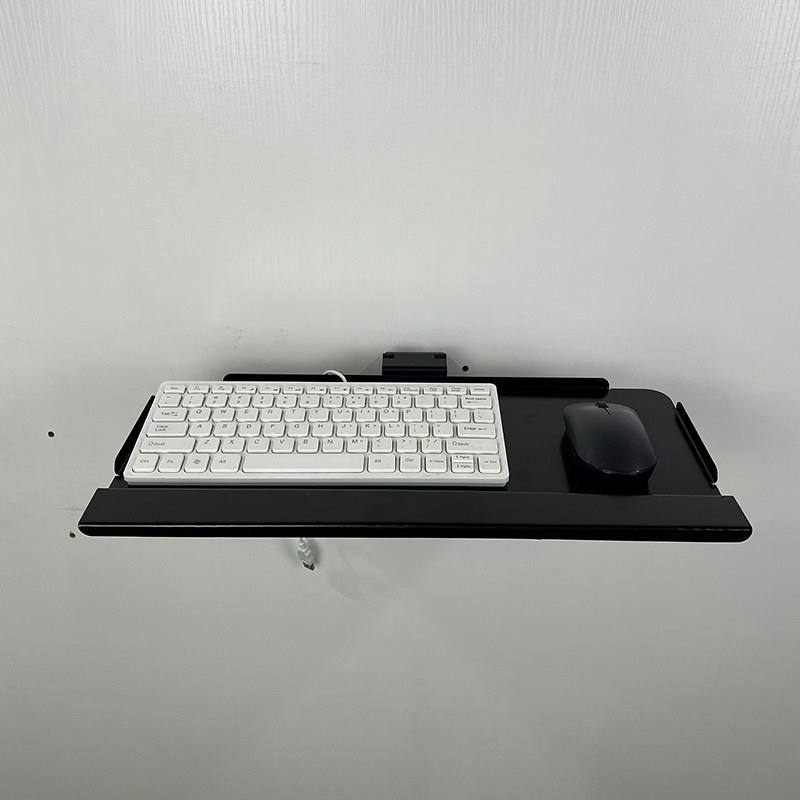 工业机电设备机柜电脑键盘鼠标支架壁挂伸缩型材专用折叠键盘托架