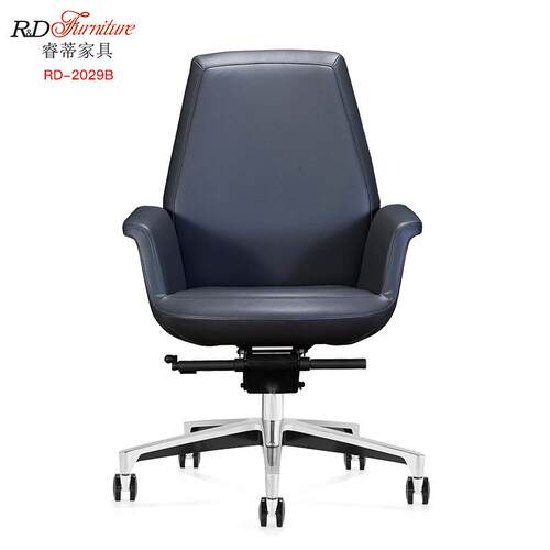 厂家直供 休闲简约带头枕办公家具椅子 办公可躺升降转椅会议