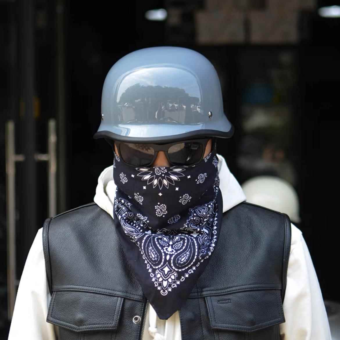 正品美国机混之子乱born镀free夏季瓢盔瓜皮电复古车骑士头盔哈雷