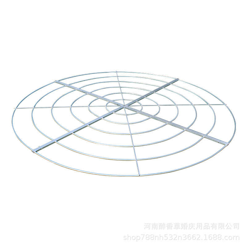新款婚庆吊顶圆环 铁艺线帘五层圆环 婚礼布置吊顶纱装饰道具架子