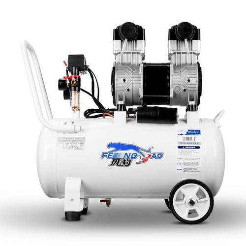 便携小空机无油低音上海豹风型空气压压缩机气泵家用喷3540漆220v