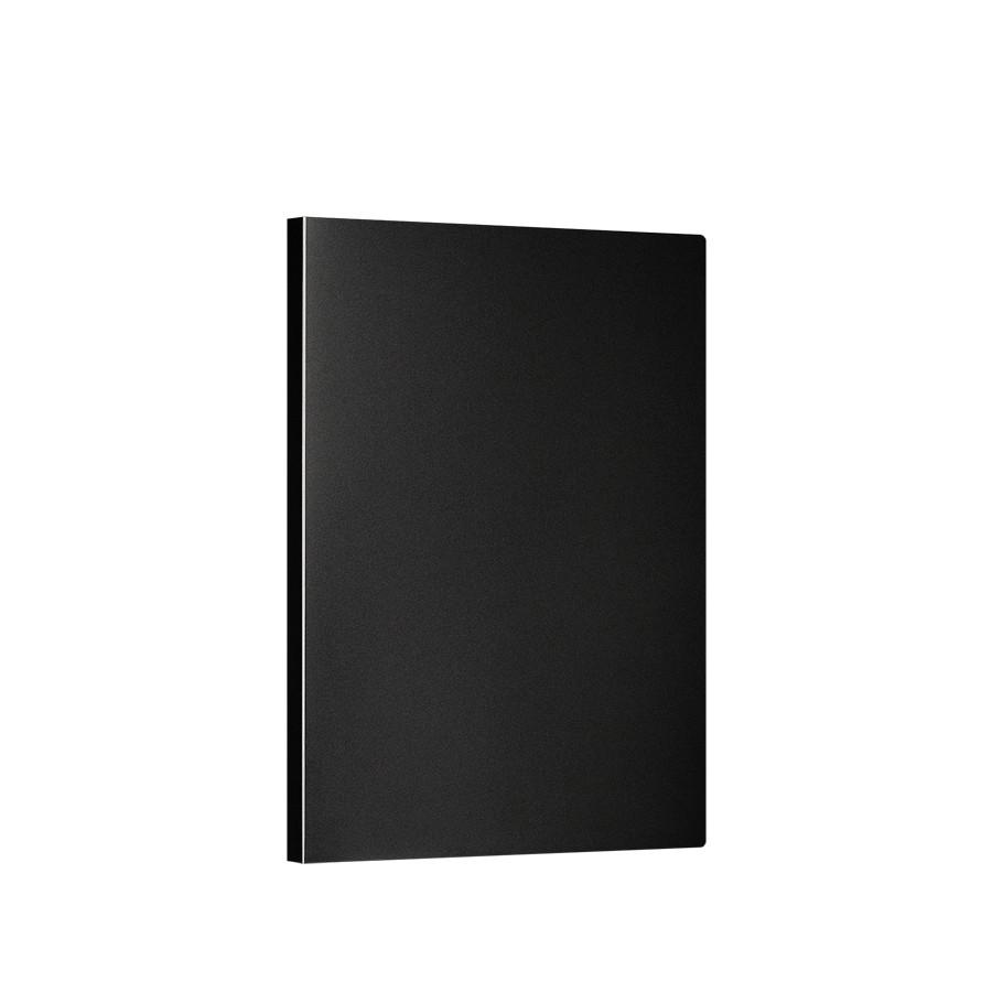 良山插页资料册 简约黑A4翻页文件夹A3收纳册海报作品收藏册乐谱