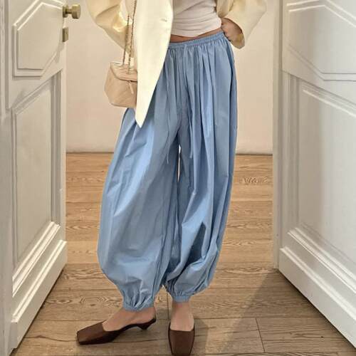 Leg binding pants and lantern pants 束脚裤灯笼裤