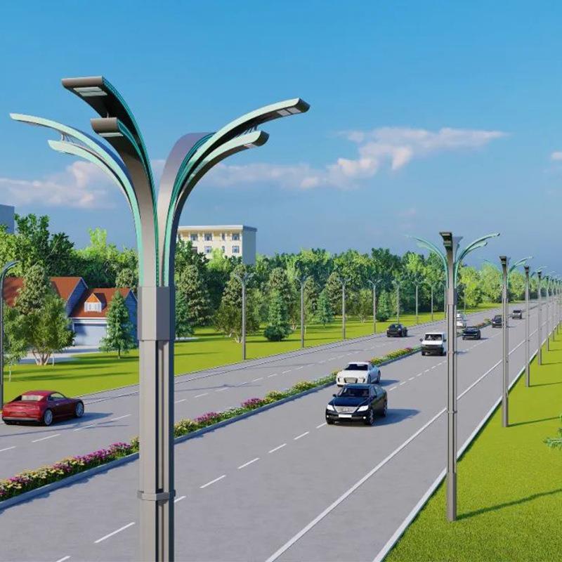 户外广场景观灯智慧路灯双臂庭院组合路灯新造型市政道路文创灯