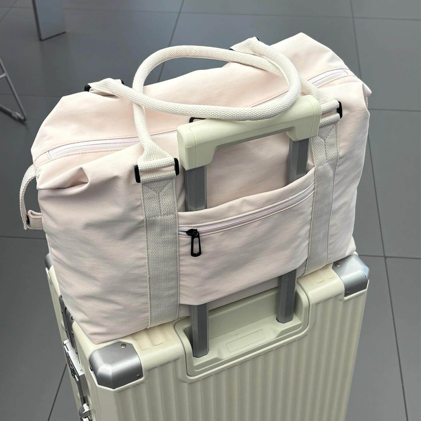 高颜值女大容量手提登机旅行包