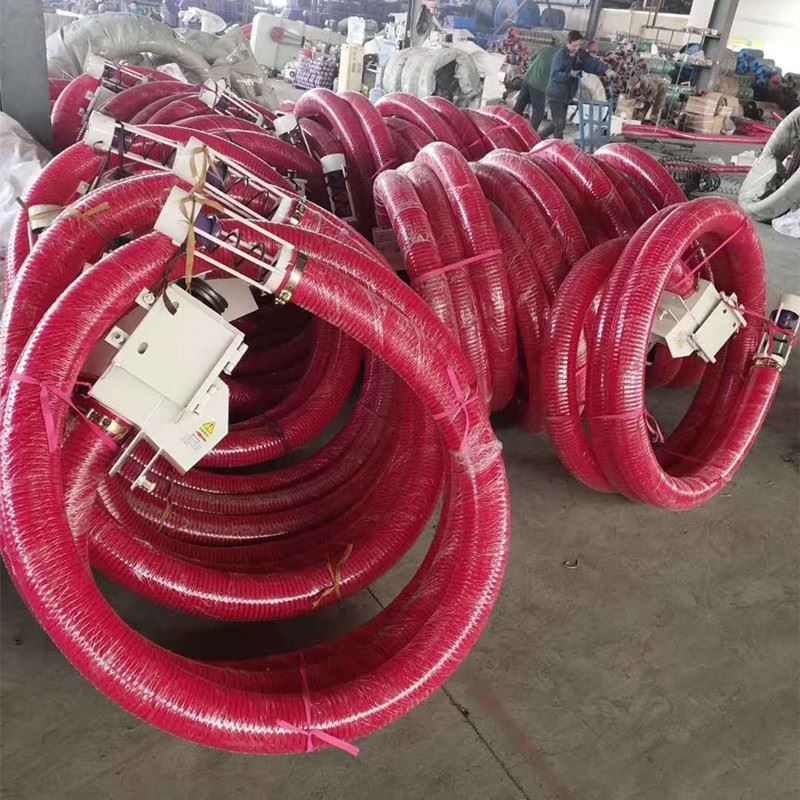 供应软管吸粮机 小麦玉米悬挂式输送机 车载式螺旋蛟龙上料机