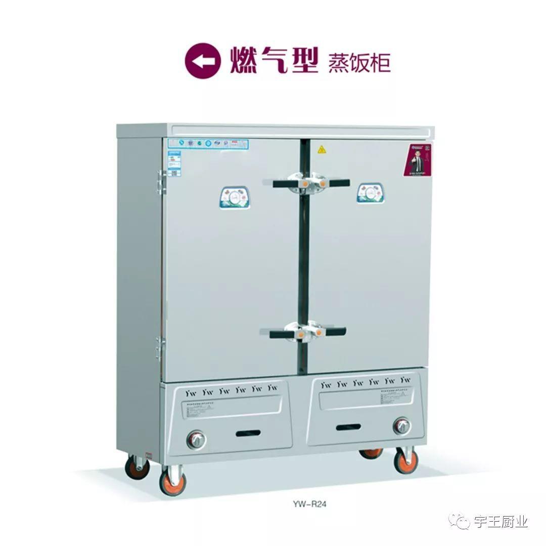 宇王商用蒸饭车燃气蒸饭柜蒸菜双门