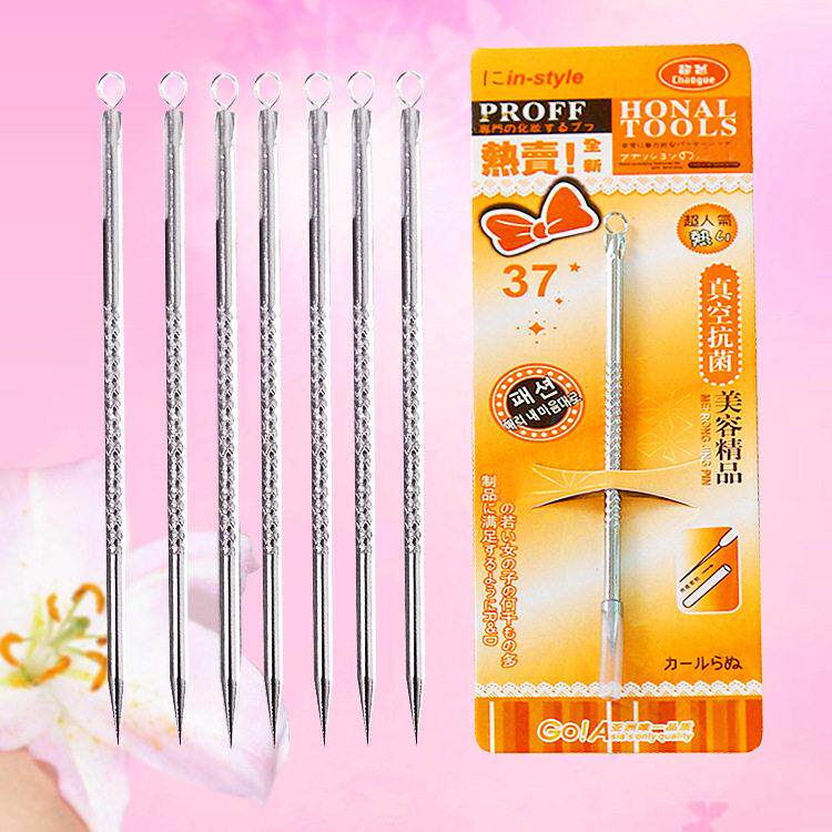 Acne needle for squeezing pimples, blackhead remover needle,图片