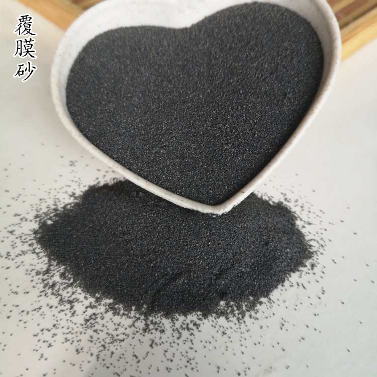 覆膜砂厂家宝珠砂高强度铸钢导热砂铸铝覆膜砂精密铸造树脂覆膜砂