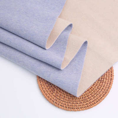 现货毛呢面料新品巴卡羊全毛长毛双色 双面布料仿100阿尔