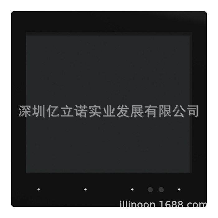 C2E621201_MB_C1境悦系列黑色智能温控器温控面板KNX照明控制开关