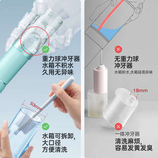 同诗 水牙线洗牙器家用正畸洗牙O2pro 艾齐元 气冲牙器电动便携式