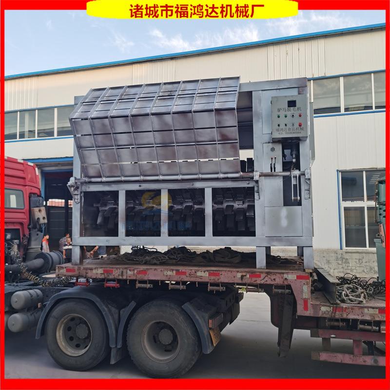 自动捞炒的液压式毛驴褪毛机电浸烫池大马耗牛全自动打毛机