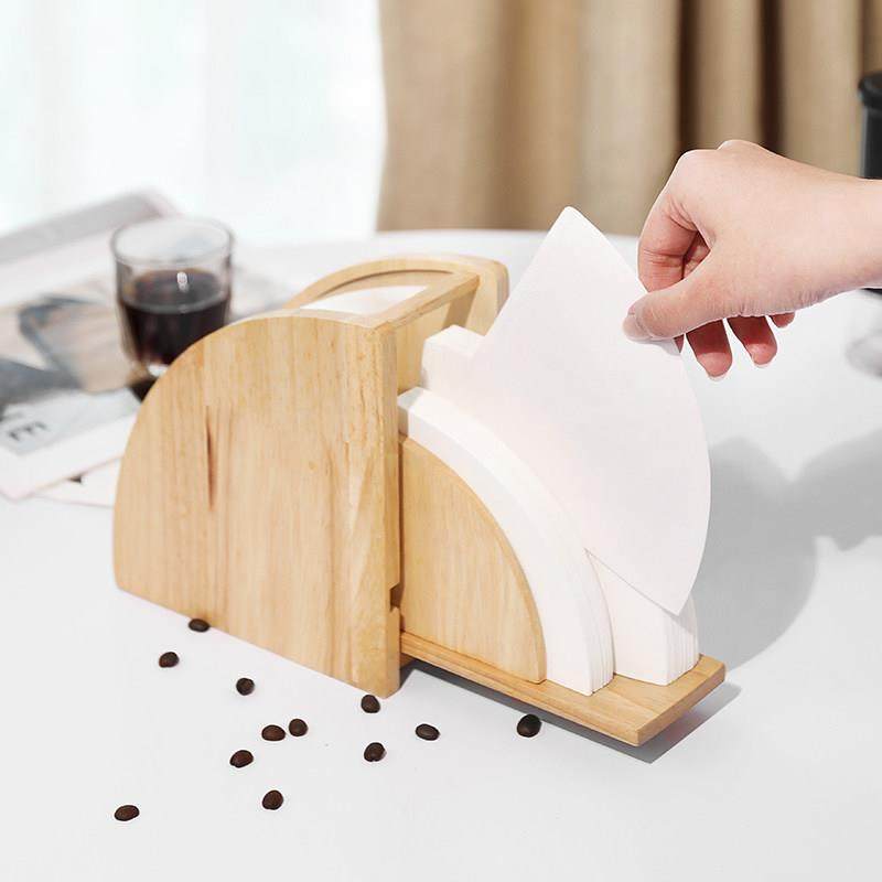 咖啡过滤纸锥形美式手冲咖啡滤纸收纳盒扇形 滴滤式V60滤杯过滤网,餐饮具,咖啡滤纸,淘宝优惠券,粉丝福利购,淘宝优惠卷