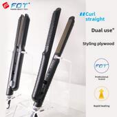 Fbt直板夹直卷两用发铁理发店特殊发型窄小直发电动夹板