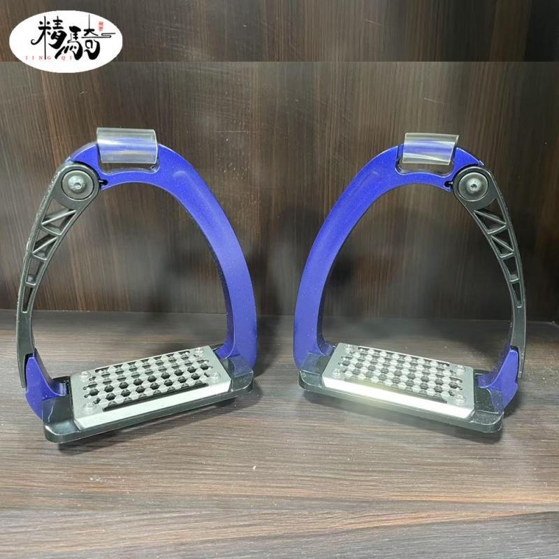 马具配件障碍马蹬竞技马镫铝制轻型马蹬马术用品新品垒德株