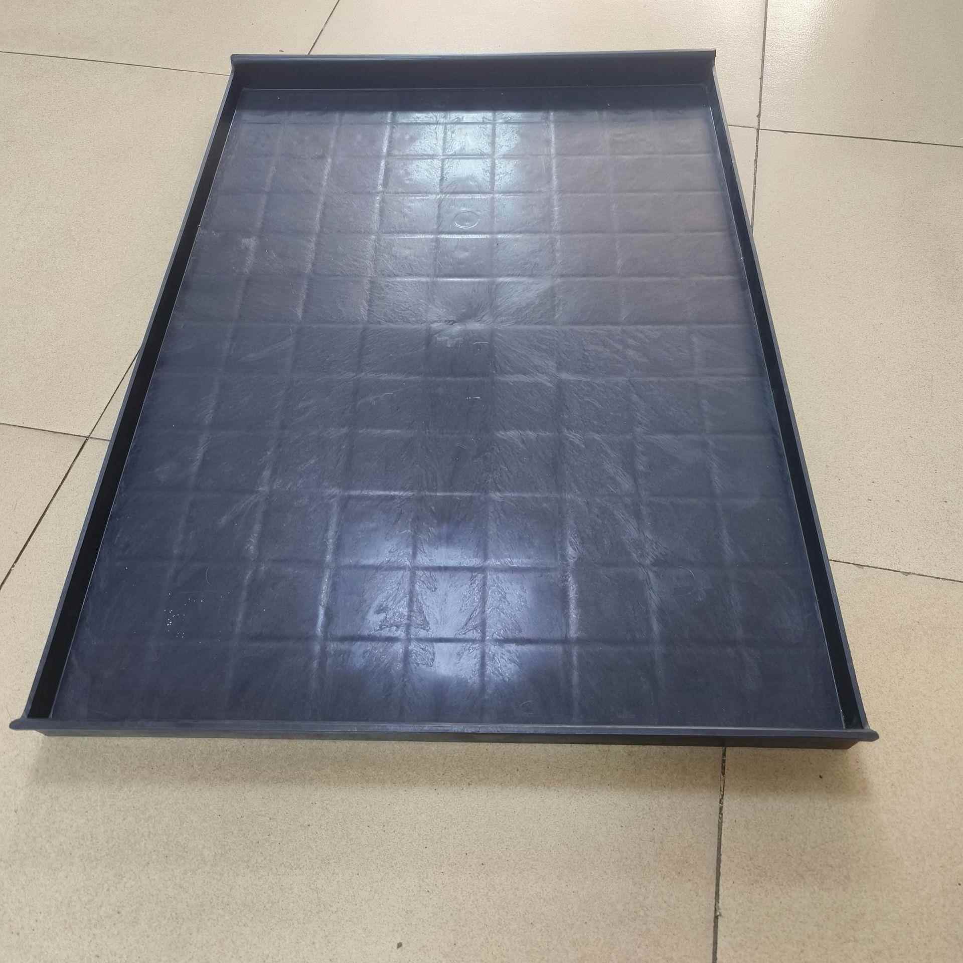 黑色防静电塑料方盘防静电大号方盘720货架托盘生产厂家供应