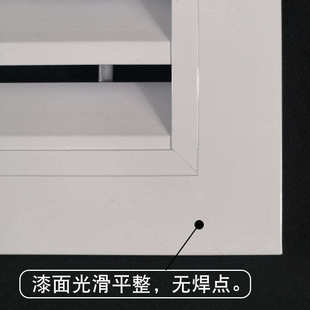 厂家批发铝合金百叶风口中央空调0度线条出风口商场装饰格栅风口