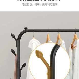 简易晾衣架落地折叠阳台晒衣服架子家用卧室家用晾衣杆折叠挂新款