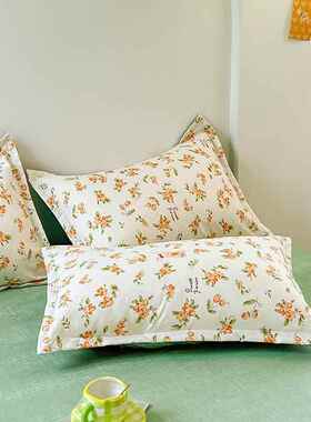 小清新A类床纯舍套ZCK棉四件套亲肤床品磨毛单被罩宿三4件套