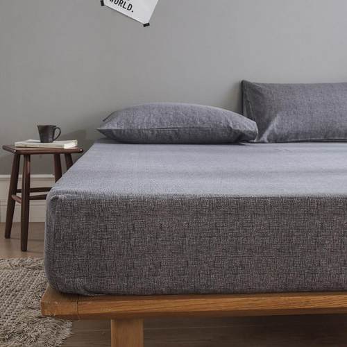 ZW纯棉5老粗布床笠三加F7596392厚单件保全棉床罩夏季薄垫护套亚