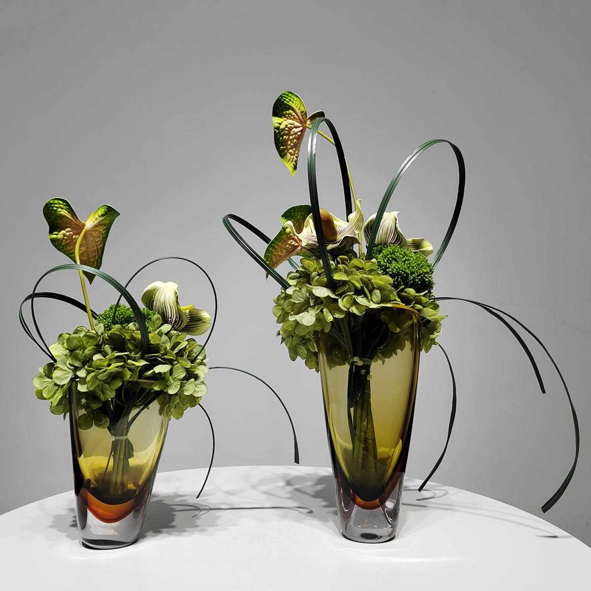 绿植客厅摆件几桌售楼处装饰品桌面花艺仿真简约餐桌样板房现代茶