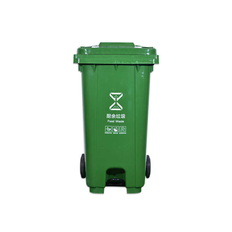 240l升全新料加厚户外环卫分类脚踩脚踏式垃圾桶商用挂车定制批发