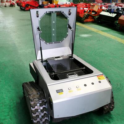550mm宽幅易维护ZY-550L果园履带割草机遥控剪草机碎草机割草机器