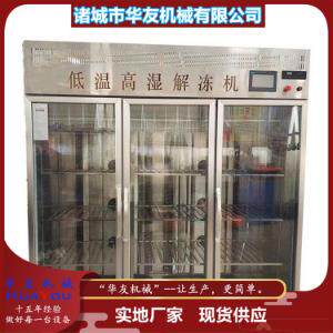 全自动冷冻食品解冻柜低温高湿静电解冻机连续式海产品解冻设备