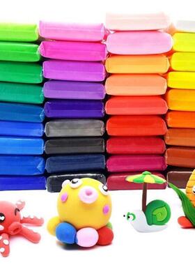 24pcs light clay polymer plasticine clay air dry playdough