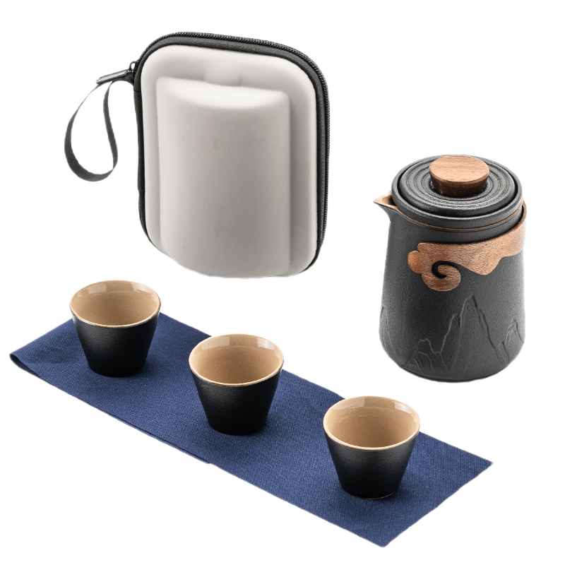 便携旅行功夫茶具套装陶瓷家用商务实用活动礼品公司开业伴手礼