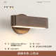 卧室背景日式 北欧床头灯设计师餐厅过道长条极实木客厅壁灯墙灯简