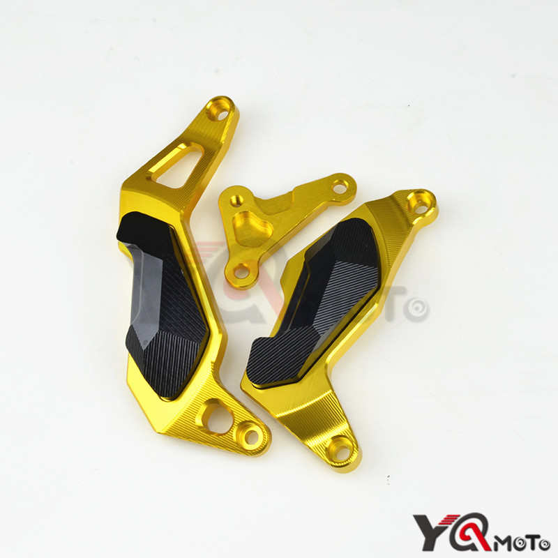 川崎忍者400 NINJA400 17-19改装发动机保护块 防摔块 防摔胶边盖