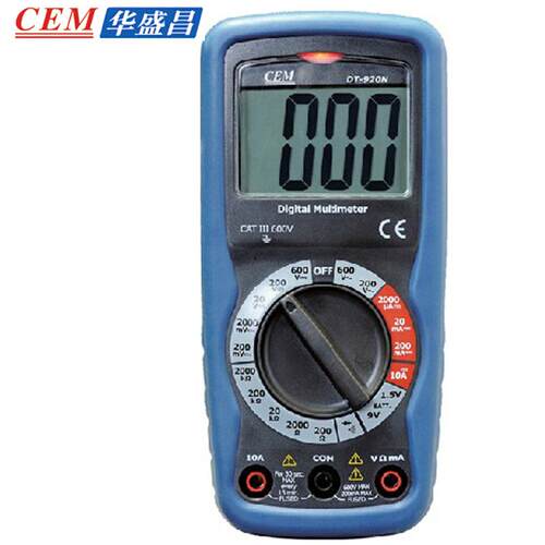 CEM华盛昌自动量程数字万用表电压电流非接触电压测试DT-920N