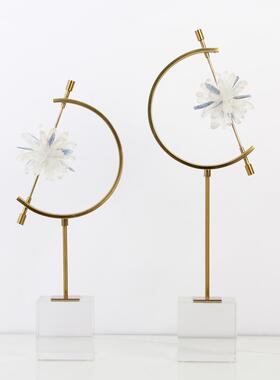 现代简意几水晶装饰品摆约件客厅电视柜玄关何创柜酒KF-M580柜书