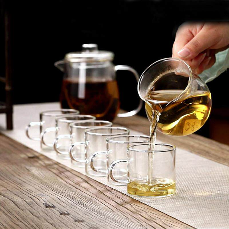 玻茶套装具家用透明茶杯A-07办室客厅耐热功夫茶具璃套组泡公茶壶