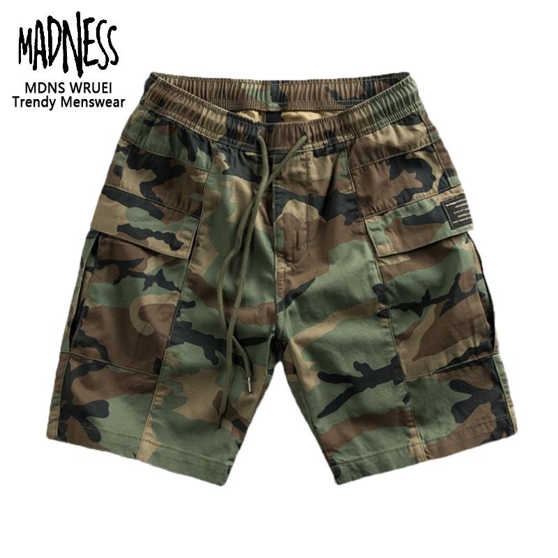 MADNESS MDNS WRUEI CAMOUFLAGE SHORTS余文乐五分裤潮牌工装短裤
