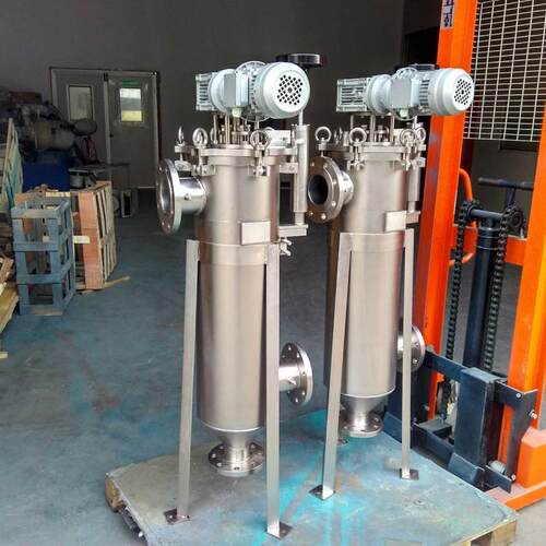 全自动过滤器涂料乳液刮板式自动排渣过滤器不停机连续过滤