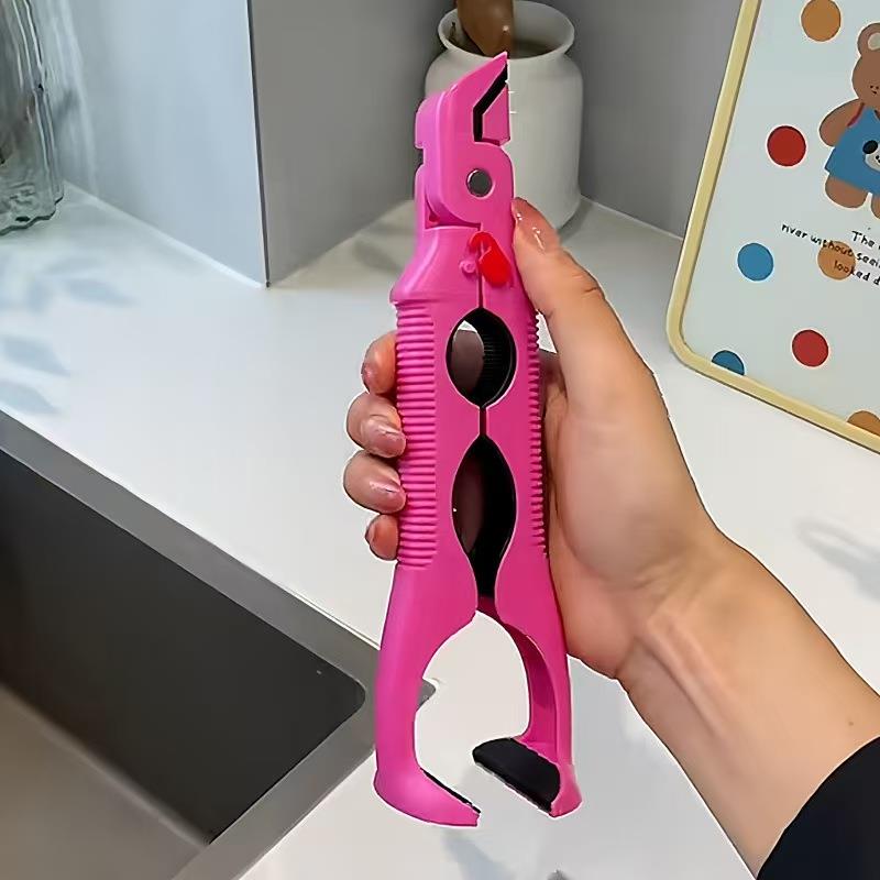 三合一防烫夹取碗夹厨房硅胶夹盘夹碗两用防滑碗钳家用创意提盘器