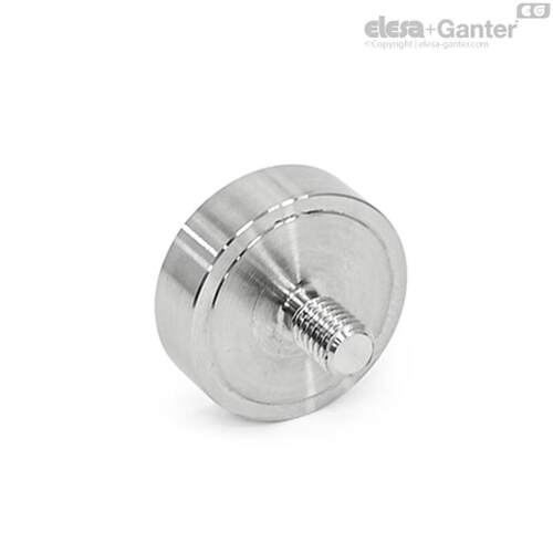 Elesa Ganter伊莉莎冈特 GN 50.8 钐-钴 (SmCo)不锈钢外壳带螺杆