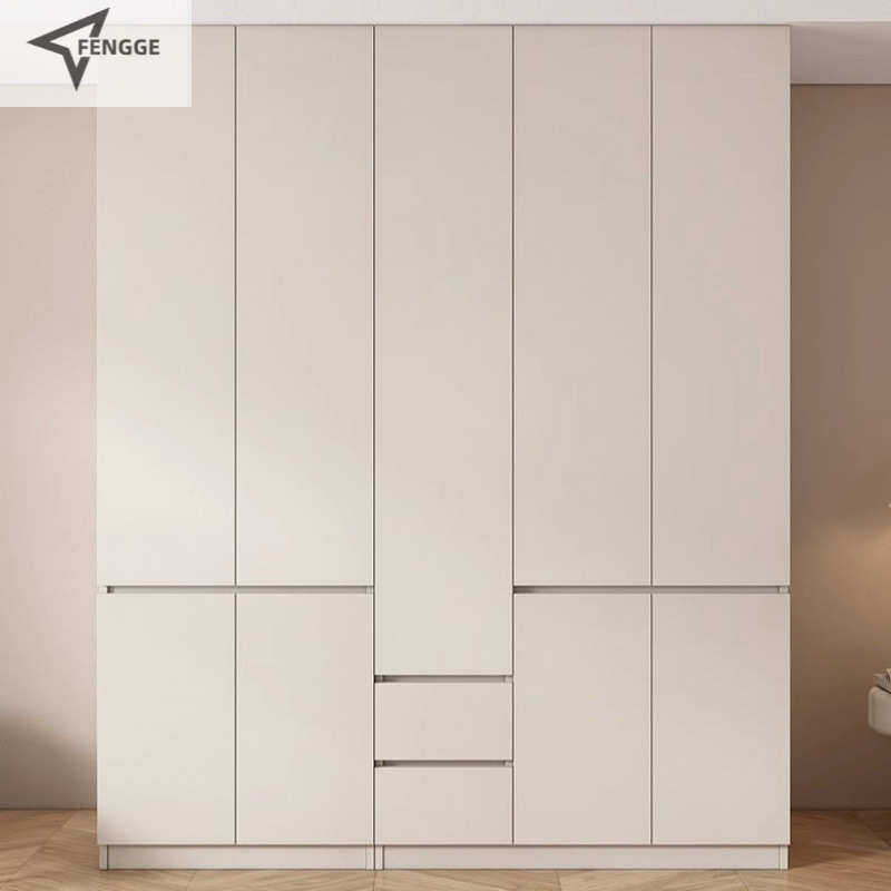 宽敞卧室衣柜实木质经济型简易衣柜奶油风一门到顶加厚收纳储物柜,住宅家具,独立衣柜,淘宝优惠券,粉丝福利购,淘宝优惠卷