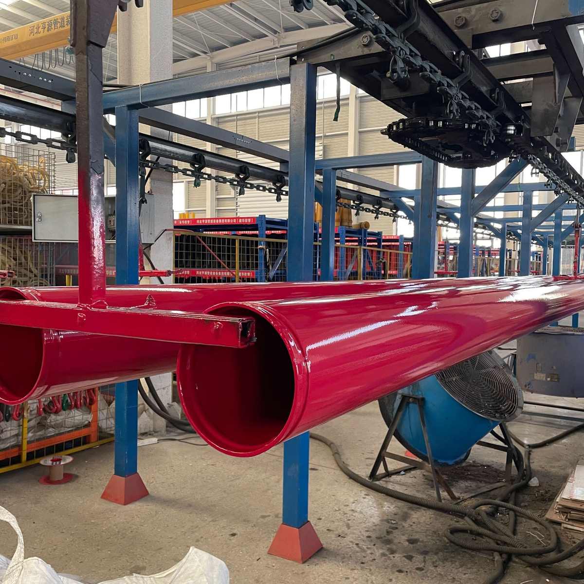 消防涂塑钢管 内外环氧树脂复合钢管焊接大口径丝扣消防涂塑钢管