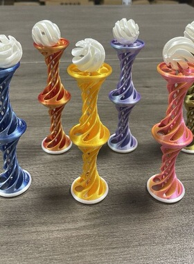 办公桌打印新品旋转3D模型摆件