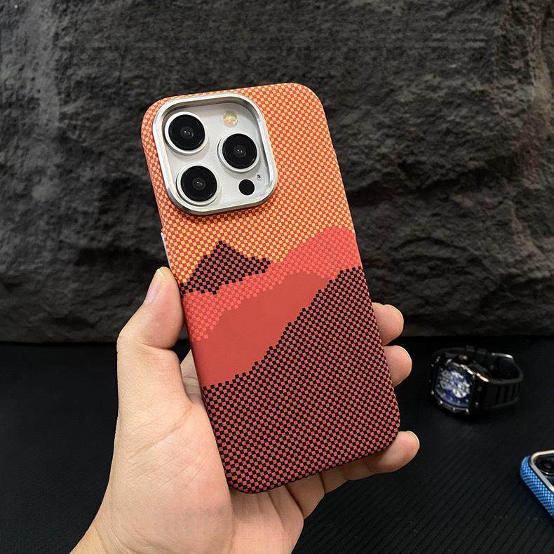 适用于超级好看苹果手机壳苹果15pro手机壳新款山与星河磁吸苹果17ProMax凯夫拉纹理手机壳iPhone16夜光,3C数码配件,手机保护套/壳,淘宝优惠券,粉丝福利购,淘宝优惠卷